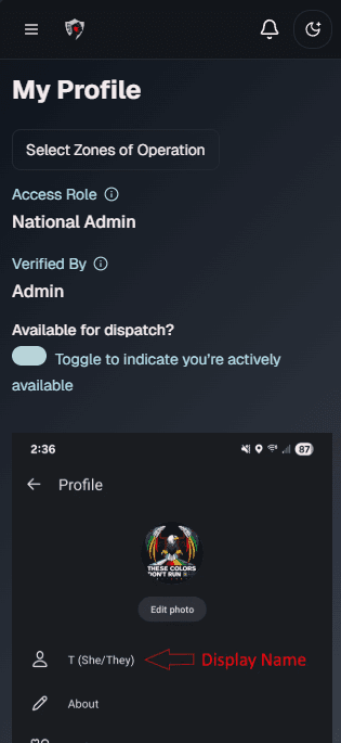 my profile screenshot